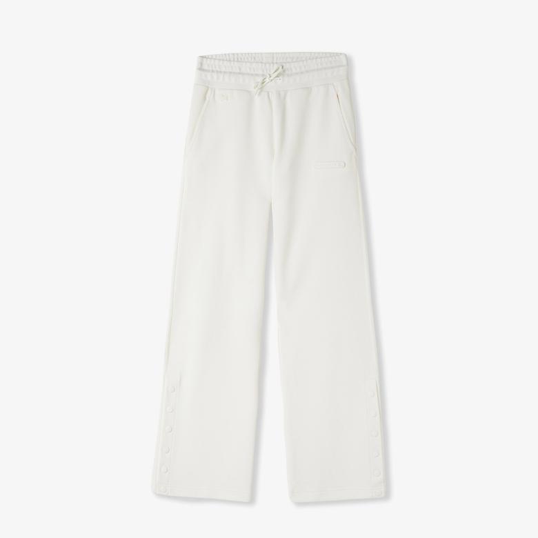 Lacoste Kadın Straight Fit Beyaz Eşofman Altı