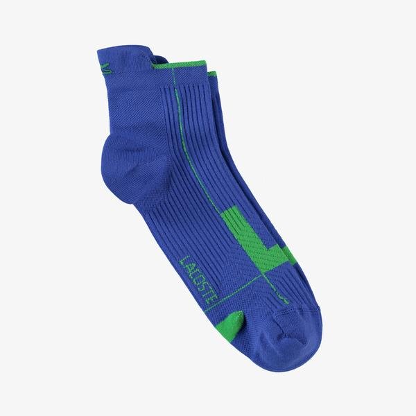 Lacoste Erkek Renk Bloklu Mavi Çorap