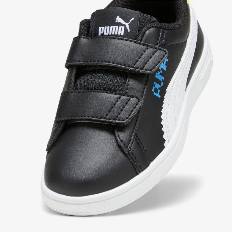 Puma Smash 3.0 Çocuk Siyah Spor Ayakkabı