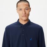 Nautica Erkek Lacivert Classic Fit Uzun Kollu Polo