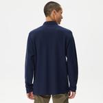 Nautica Erkek Lacivert Classic Fit Uzun Kollu Polo