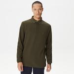 Nautica Erkek Yeşil Slim Fit Uzun Kollu Polo