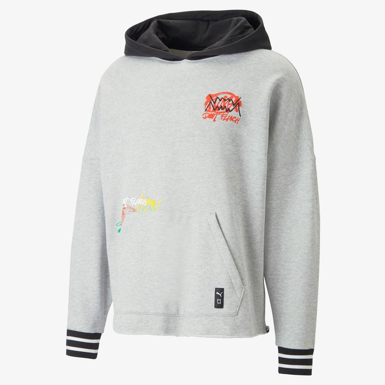 Puma Boroughs Erkek Gri Hoodie