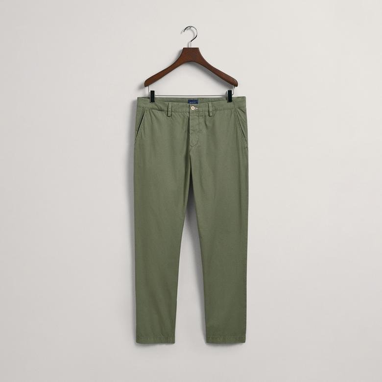 GANT Erkek Yeşil Hallden Pantolon