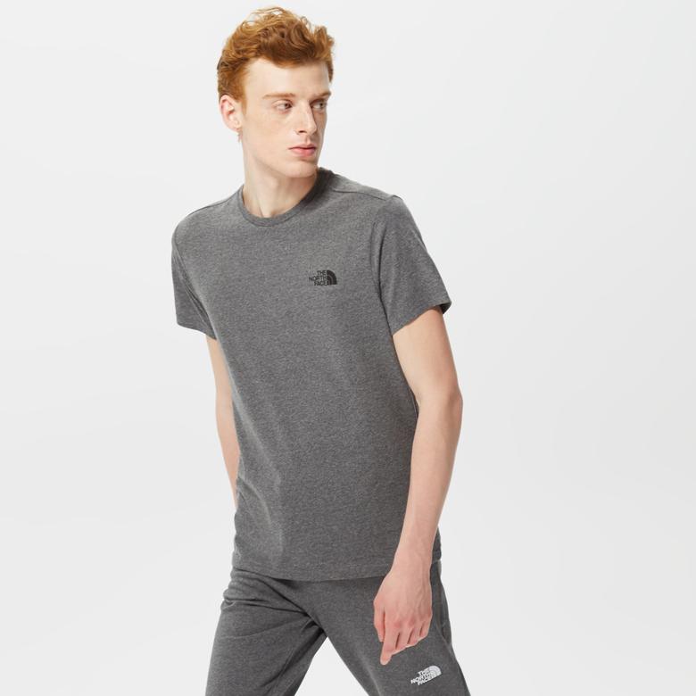 The North Face Simple Dome Erkek Gri Günlük T-Shirt