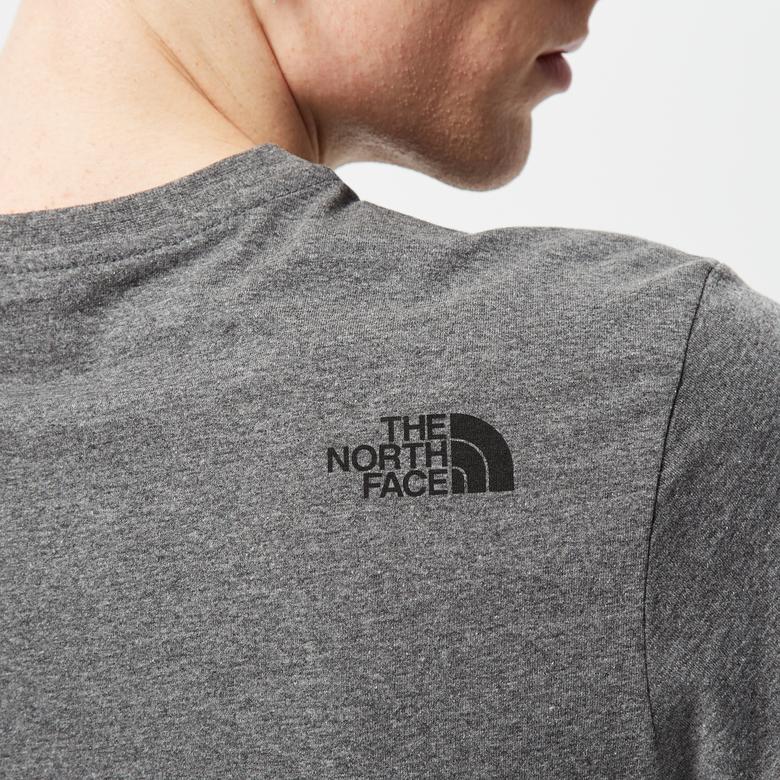 The North Face Simple Dome Erkek Gri Günlük T-Shirt