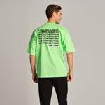 Ruck&Maul Arma ve Baskı Detaylı Erkek Yeşil T-Shirt