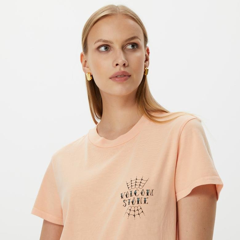 Volcom Volchedelic Mel Kadın Turuncu T-Shirt
