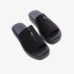 Only Onlmica-1 Pu Zip Kadın Siyah Terlik