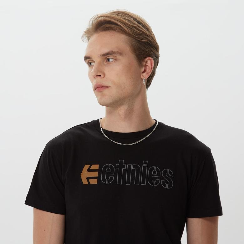 Etnies Ecorp Erkek Siyah T-Shirt