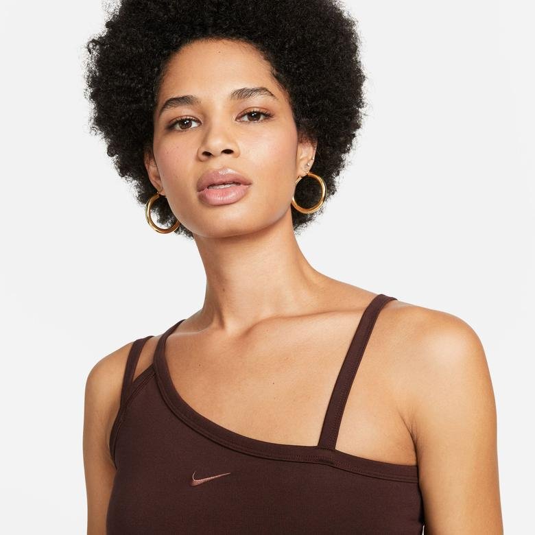 Nike Sportswear Everyday Modern Kadın Kahverengi Bra
