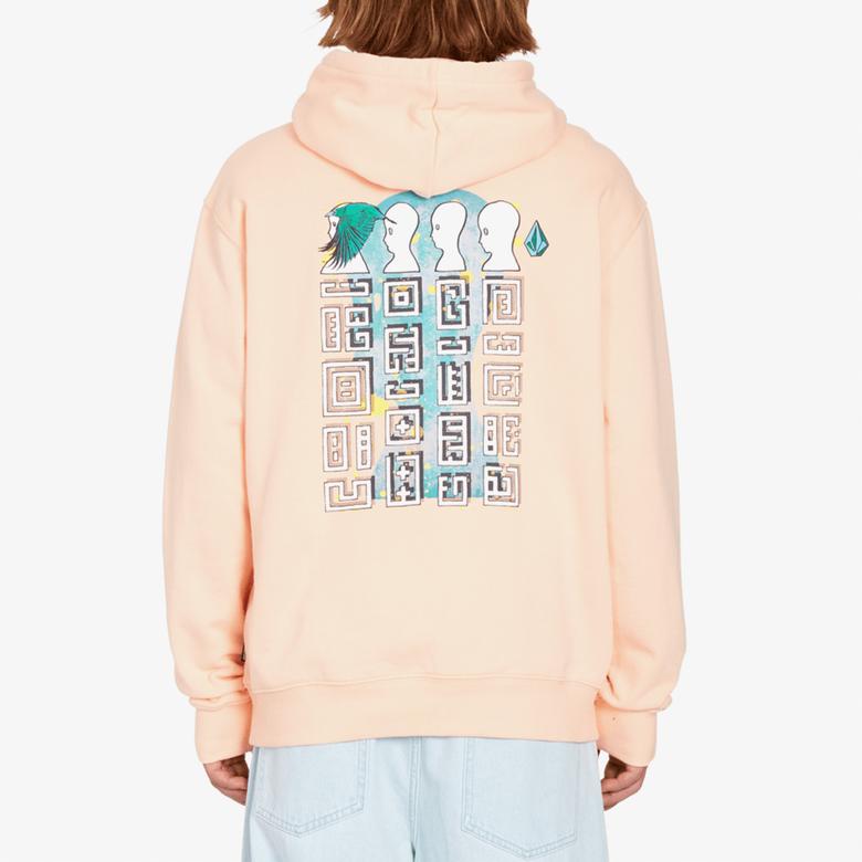 Volcom Fa Ed Merlin Murray Erkek Turuncu Hoodie