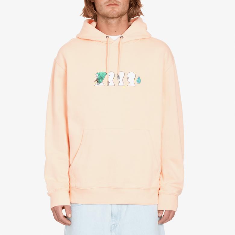 Volcom Fa Ed Merlin Murray Erkek Turuncu Hoodie
