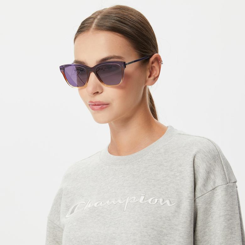 Champion Crewneck Kadın Gri Hoodie