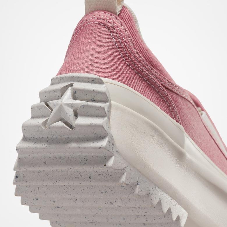 Converse Run Star Hike Slip Platform Renew Natural Dye Pembe Kırmızı Sneaker