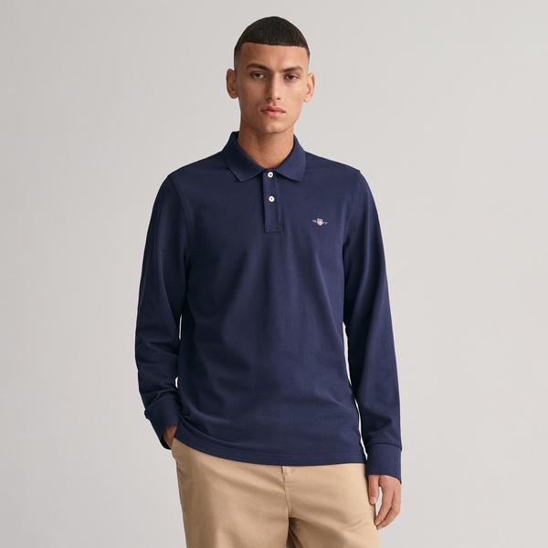 GANT Erkek Lacivert Regular Fit Polo
