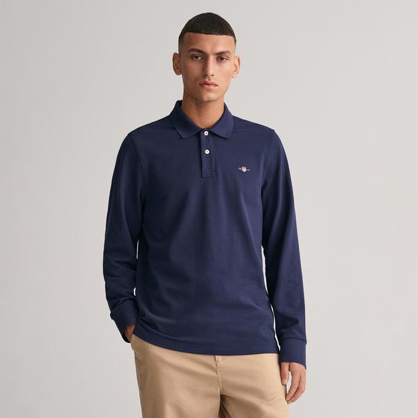 GANT Erkek Lacivert Regular Fit Logolu Polo