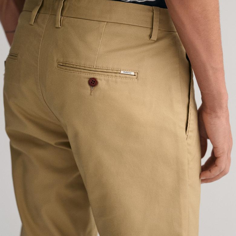 GANT Erkek Bej Slim Fit Pantolon