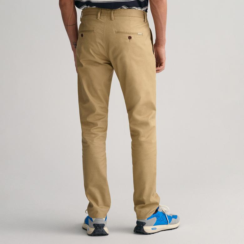 GANT Erkek Bej Slim Fit Pantolon
