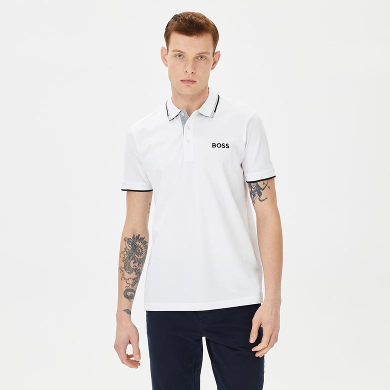 Boss Erkek Beyaz Polo