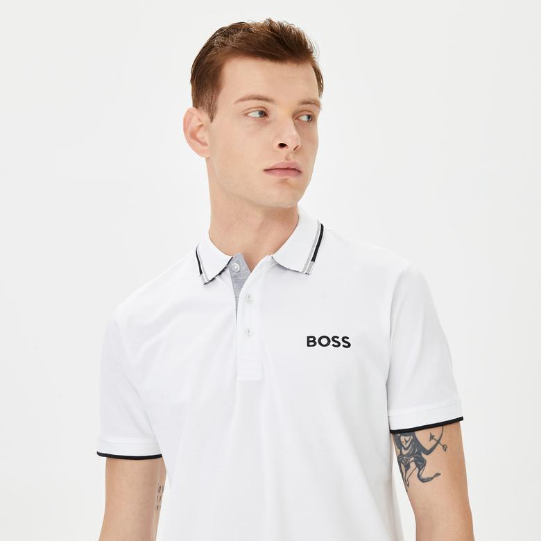 Boss Erkek Beyaz Polo