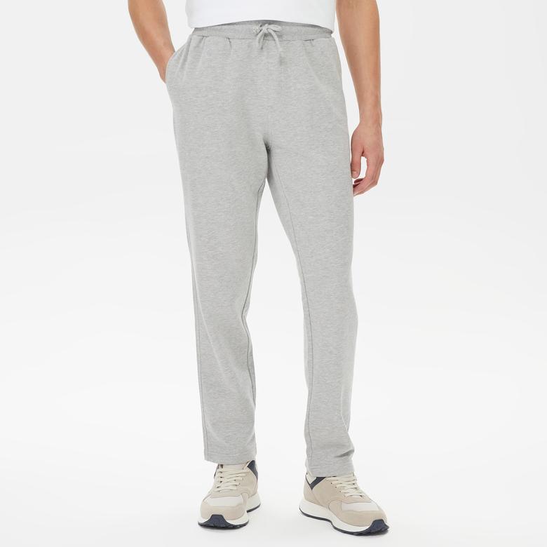 Nautica Erkek Gri Standart Fit Eşofman Altı