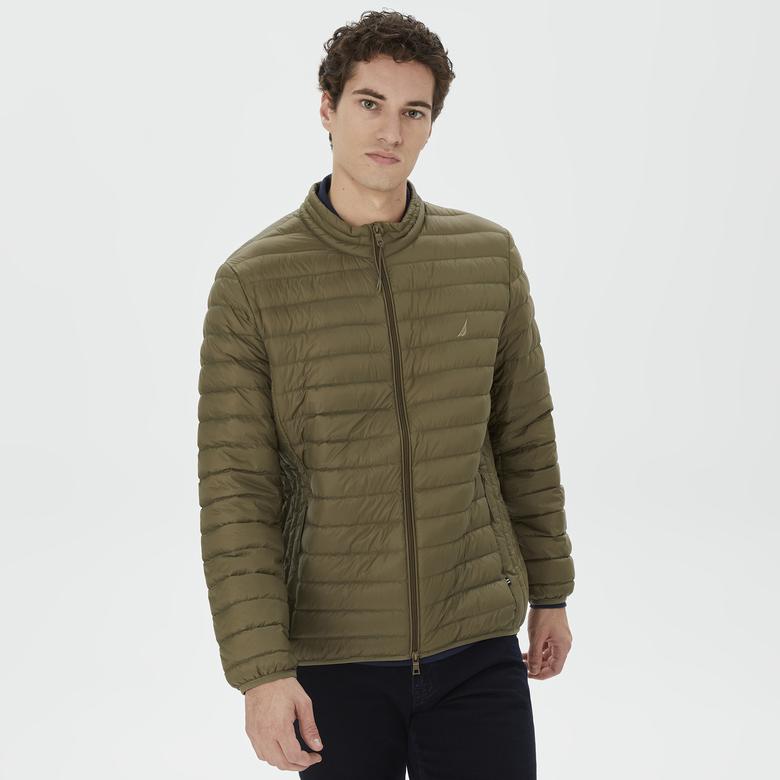 Nautica Erkek Yeşil Standart Fit Mont
