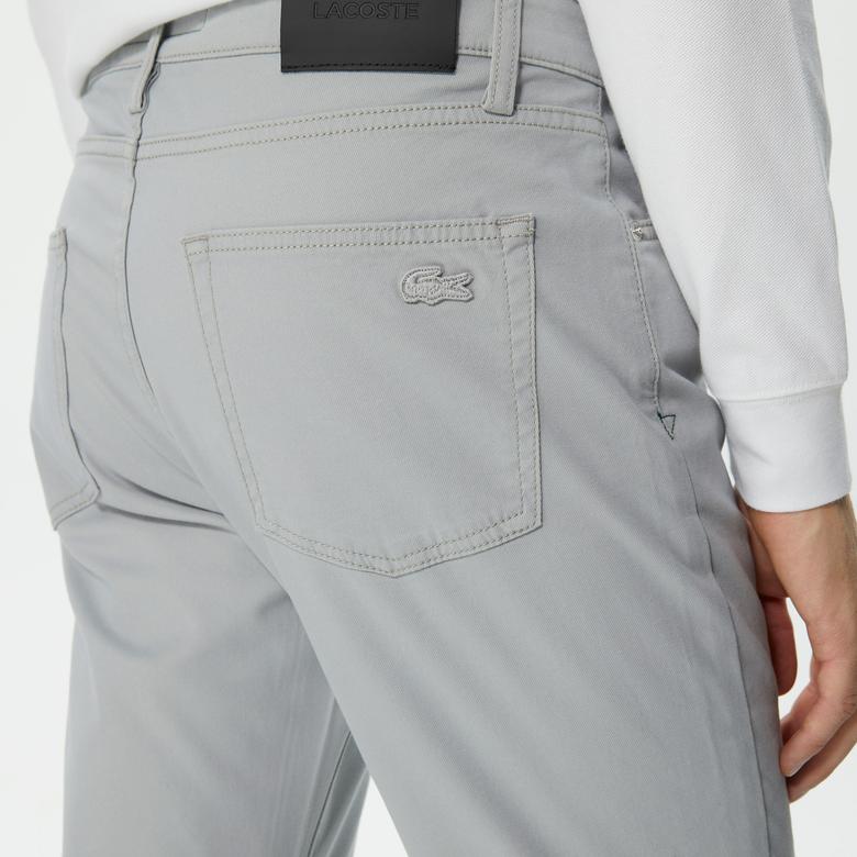 Lacoste Erkek Slim Fit Gri Pantolon