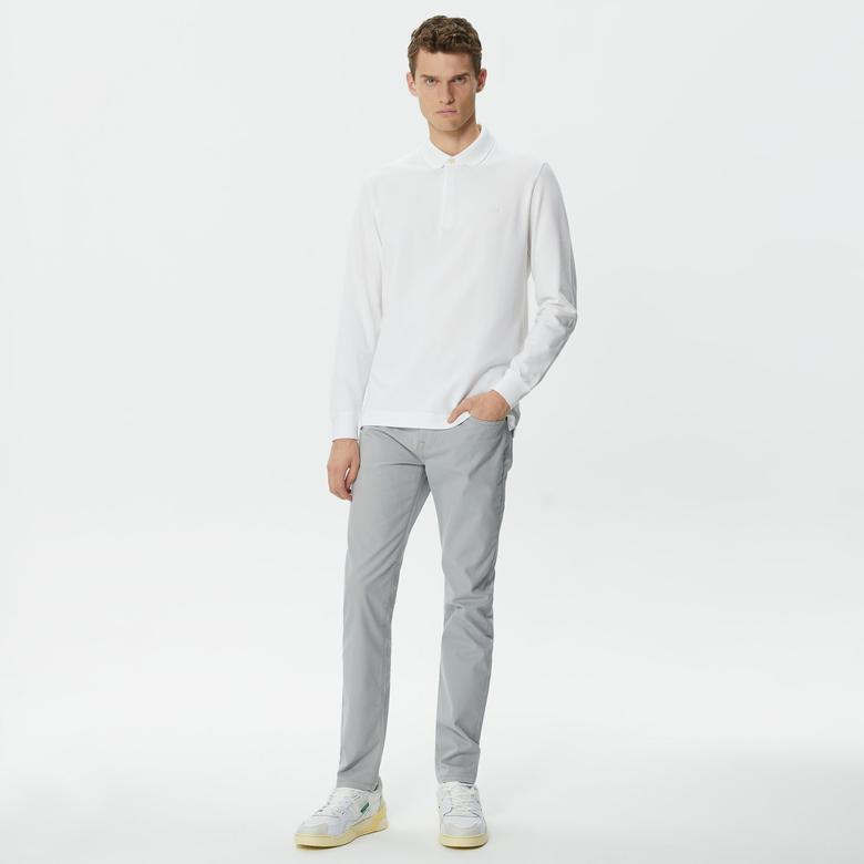 Lacoste Erkek Slim Fit Gri Pantolon