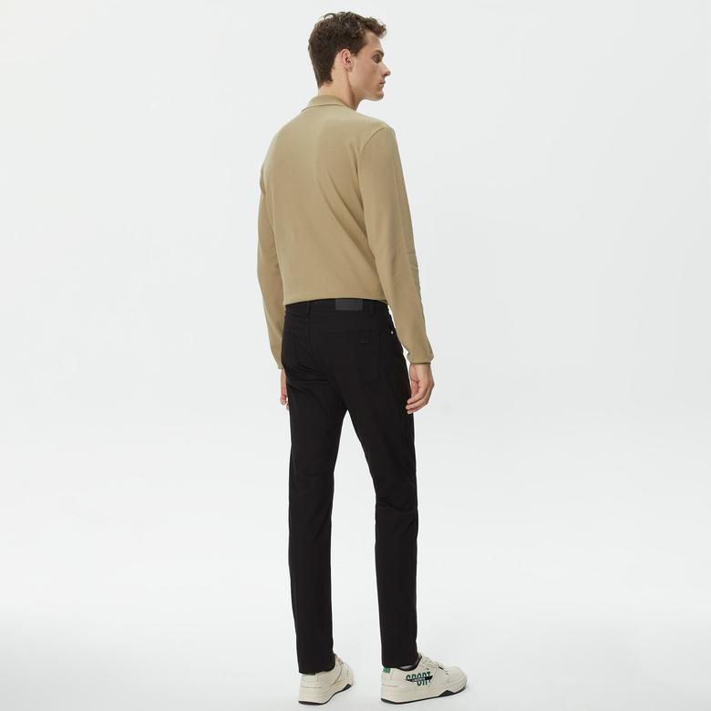 Lacoste Erkek Slim Fit Siyah Pantolon