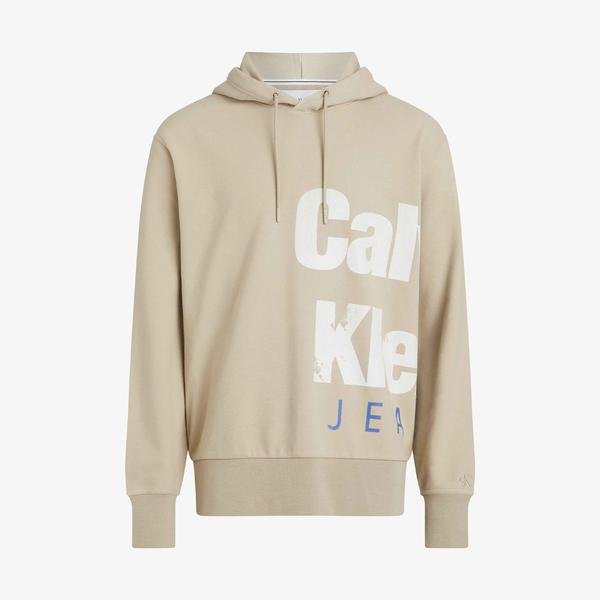Calvin Klein Erkek Bej Sweatshirt