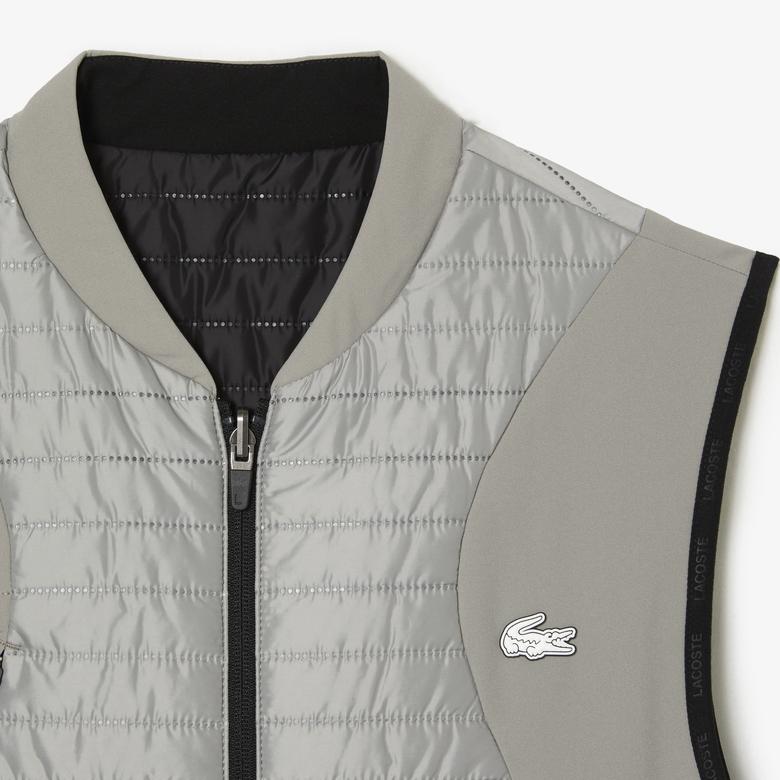 Lacoste SPORT Erkek Çift Taraflı Siyah Yelek