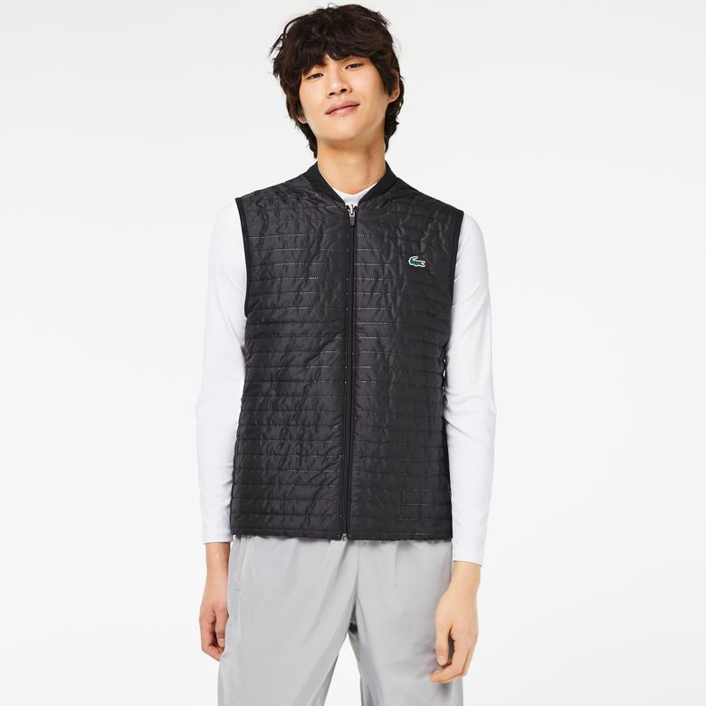 Lacoste SPORT Erkek Çift Taraflı Siyah Yelek