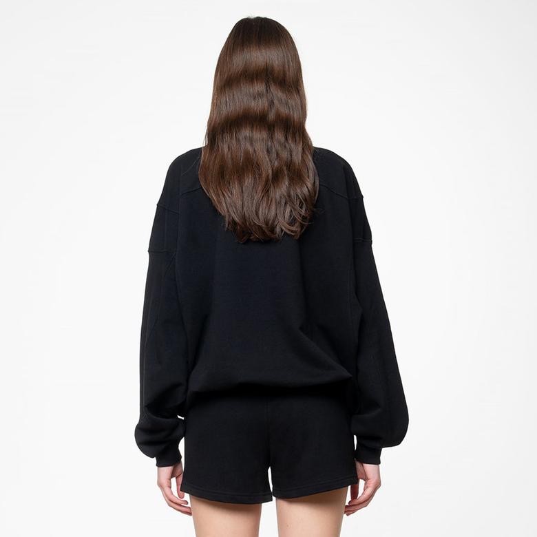 Soon To Be Announced Essentials Unisex Siyah Sweatshirt
