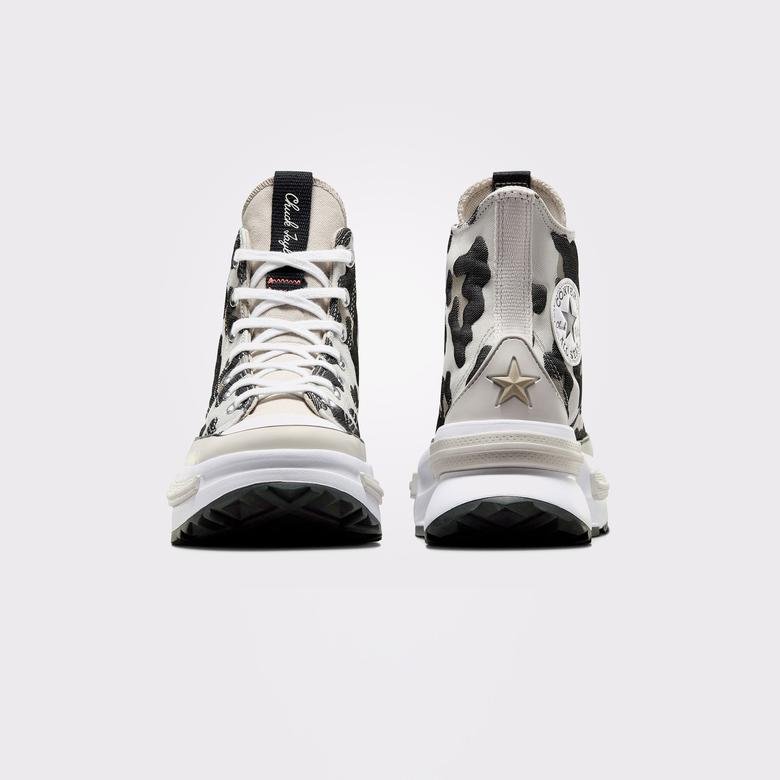 Converse Run Star Legacy Cx Platform Leopard Love Kadın Krem Sneaker