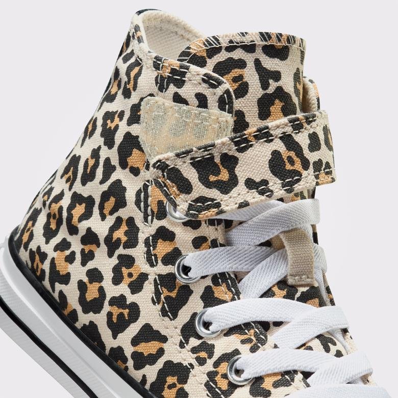 Converse Chuck Taylor All Star Easy On Leopard Love Çocuk Kahverengi Sneaker