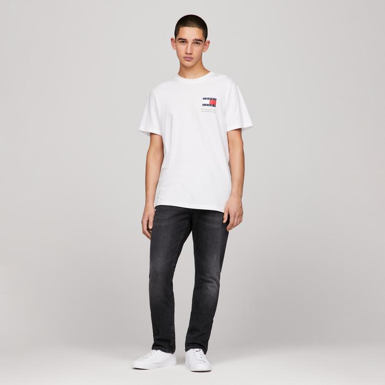 Tommy Hilfiger Erkek Beyaz Tshirt