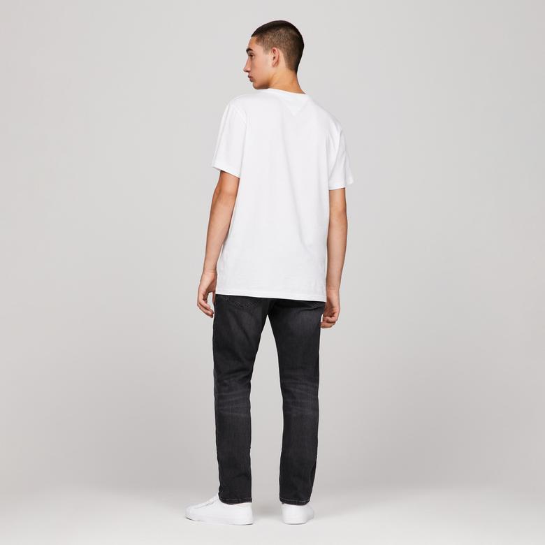 Tommy Hilfiger Erkek Beyaz Tshirt