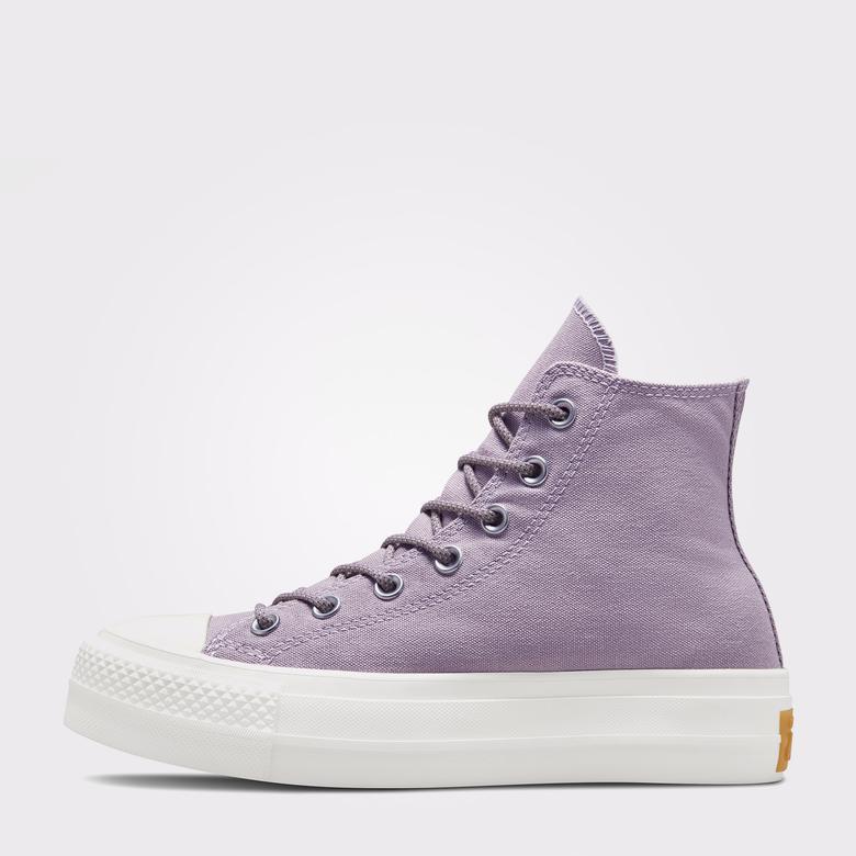 Converse Chuck Taylor All Star Lift Platform Summer Utility Kadın Lila Sneaker