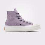 Converse Chuck Taylor All Star Lift Platform Summer Utility Kadın Lila Sneaker