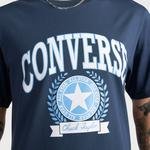 Converse Retro Collegiate Graphic Erkek Lacivert T-Shirt