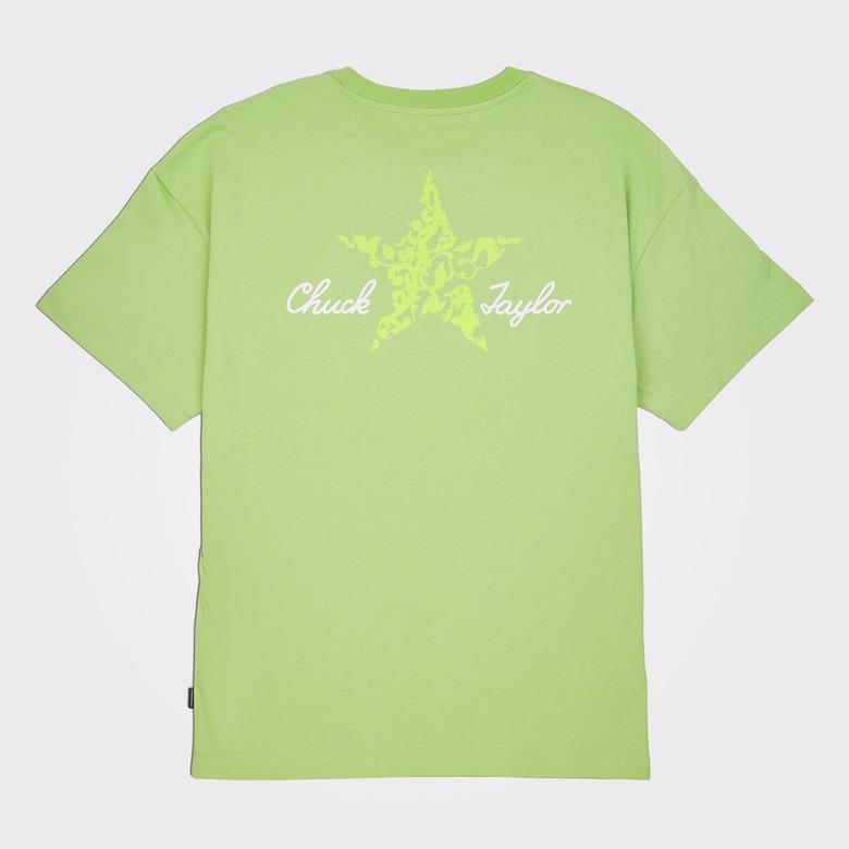 Converse Oversized Chuck Taylor Graphic Kadın Yeşil T-Shirt