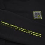 Converse Future Utility Graphic Crew Erkek Siyah Sweatshirt