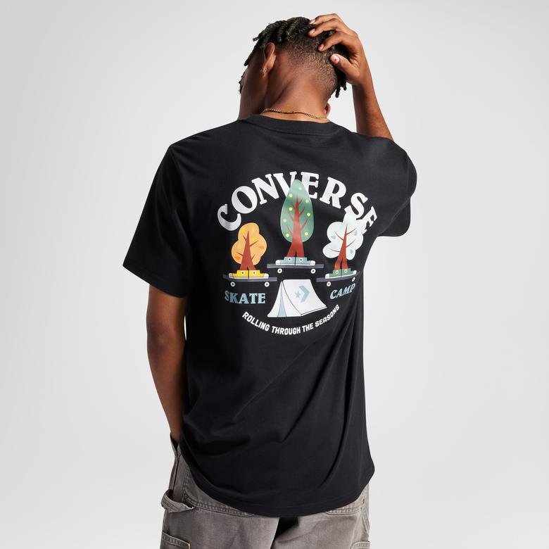 Converse Ssnl Scenery Graphic  Erkek Siyah T-Shirt