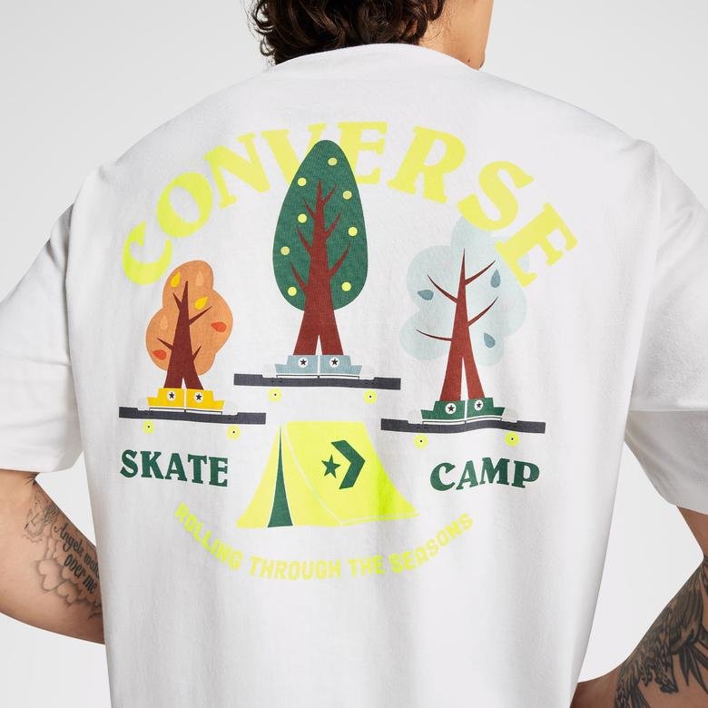 Converse Ssnl Scenery Graphic Unisex Beyaz T-Shirt