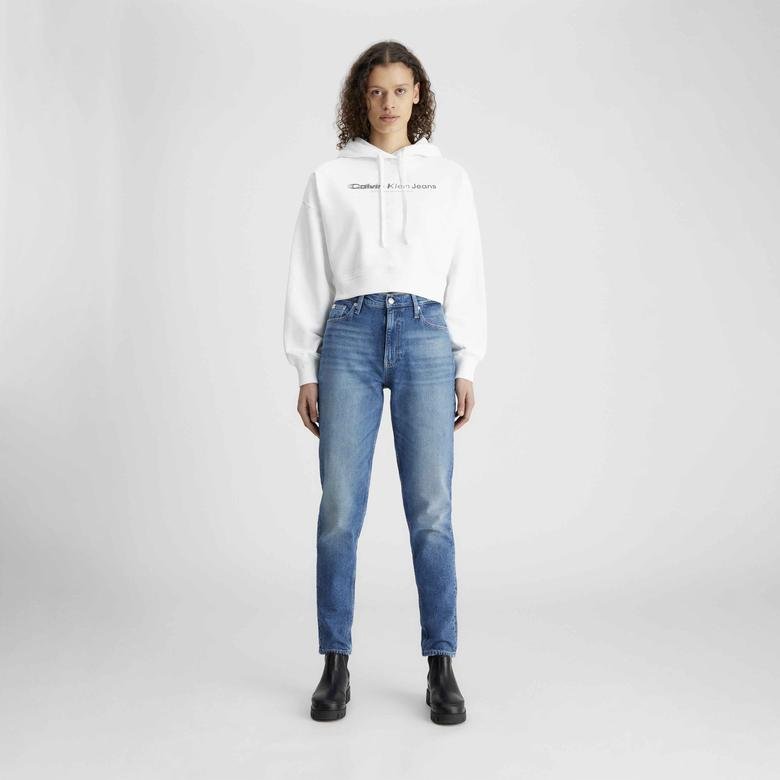Calvin Klein Kadın Beyaz Sweatshirt