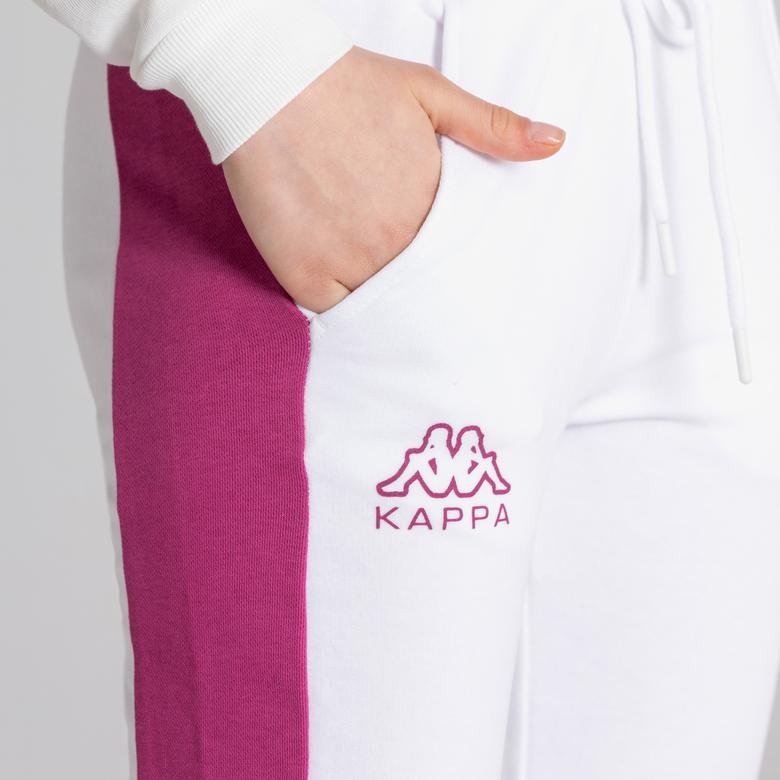 Kappa Kadın Beyaz Pantolon