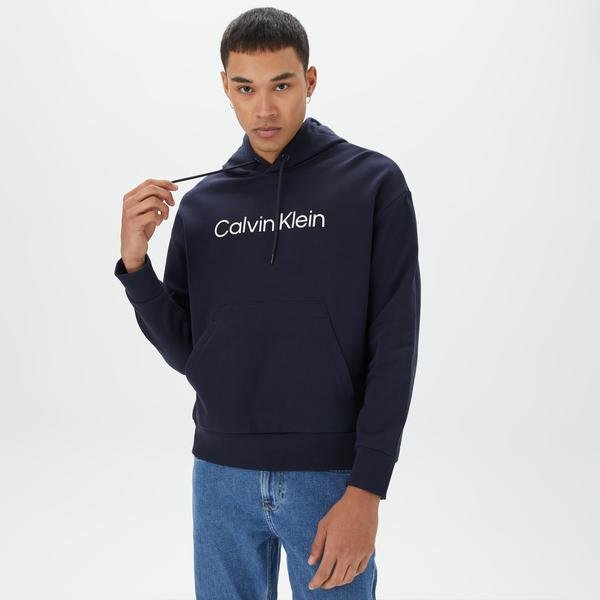 Calvin Klein Erkek Mavi Sweatshirt
