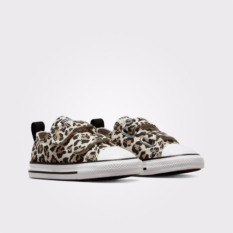 Converse Chuck Taylor All Star Easy On Leopard Love Bebek Kahverengi Sneaker