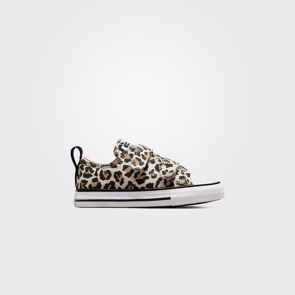 Converse Chuck Taylor All Star Easy On Leopard Love Bebek Kahverengi Sneaker